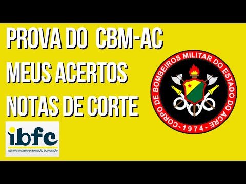 Concurso CBM-AC 2022- Meus acertos + ESTIMATIVA DA NOTA DE CORTE #concurso #concursopublico #cbmac