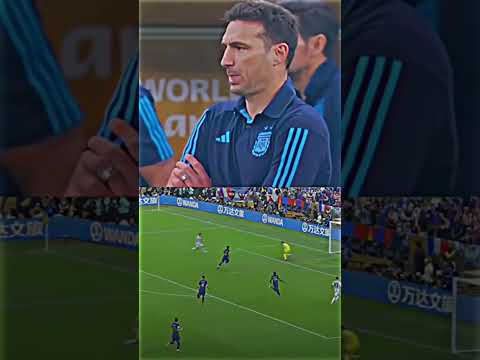 Scaloni Reaction Di maria a pic goal