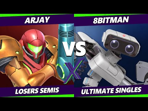 S@X 376 Online Losers Semis - ARJAY (Samus) Vs. 8BitMan (ROB) Smash Ultimate - SSBU