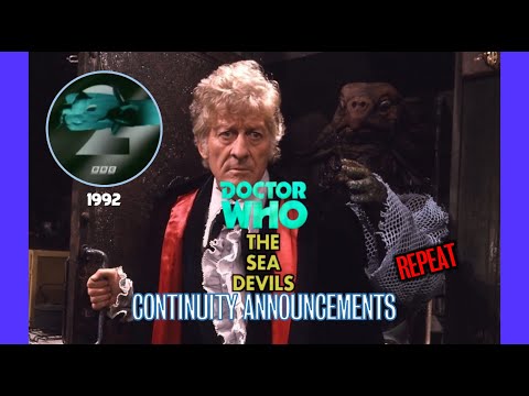 Doctor Who: The Sea Devils Repeat (Continuity Announcements 1992) - BBC 2