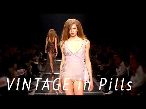 Vintage in Pills ALBERTA FERRETTI Spring 2003 Milan - Fashion Channel