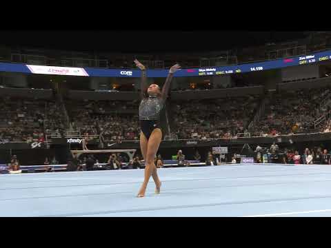 Leanne Wong  - Floor Exercise  - 2023 Xfinity U.S.  Championships  - Senior Women Day 2