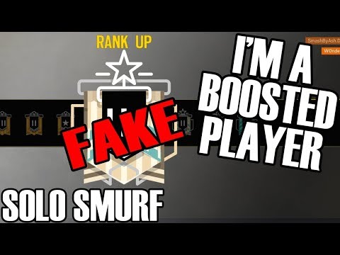 Solo Smurf: Fake Platinum - Rainbow Six Siege