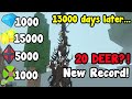 Surviving 13000 Days Solo In 99 Nights In The Forest Roblox New Record