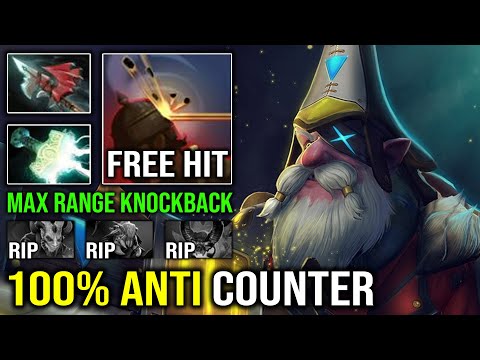 100% ANTI COUNTER Knockback God EZ Free Hit Sniper Deleted Riki & Weaver 7.30e Dota 2