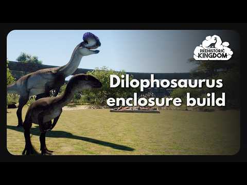 Baby Dilophosaurus enclosure and unique visitor viewing platform build | Prehistoric Kingdom