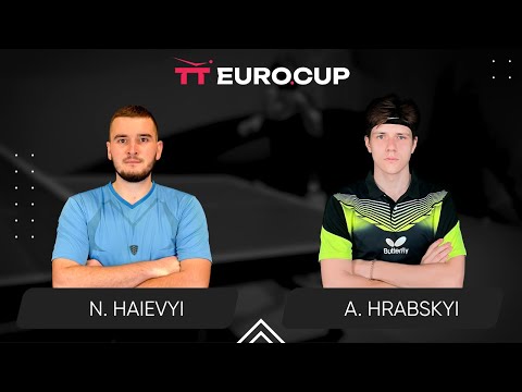 10:00 Nazarii Haievyi - Andrii Hrabskyi 12.10.2025 TT Euro.Cup Ukraine Master. TABLE 3