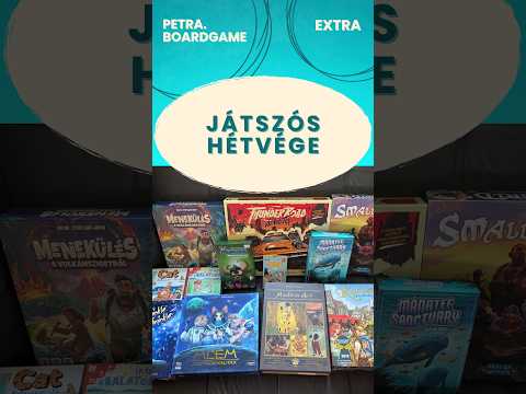 Játszós hétvége 2026. június - Petra.Boardgame - Játékszabály videók
