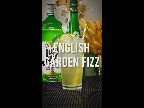 How to make an English Garden Fizz cocktail at home (recipe)