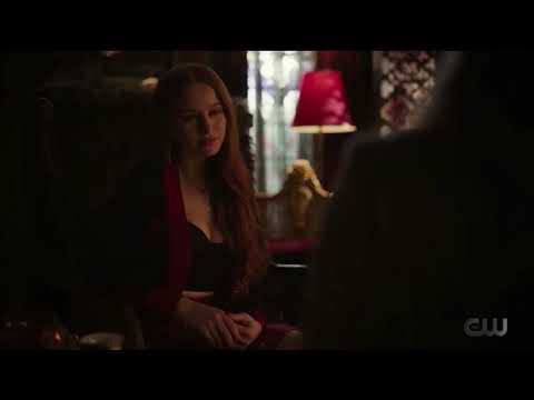 Riverdale 5x09 Betty visited Cheryl in Thornhill tell about Polly. Archie and Veronica bed scene.