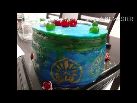 Royal design on cake|| Teju Vlogs|| Pleasure of Baking|| mrnmrscook