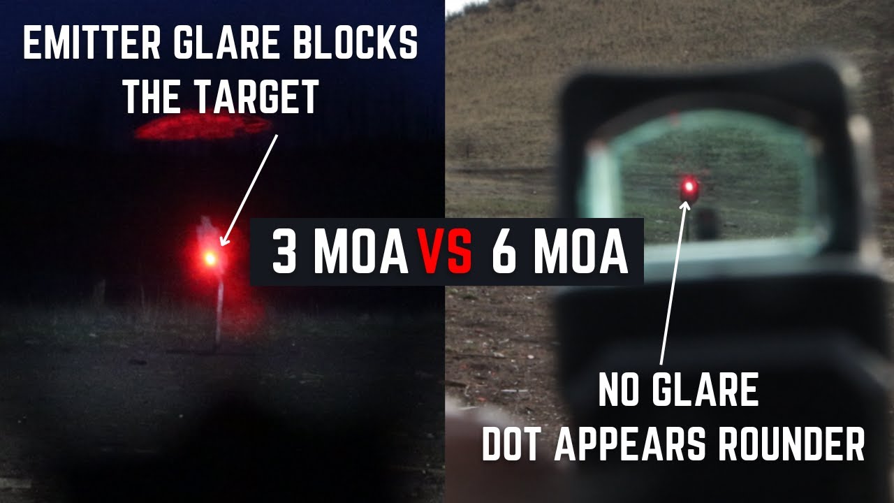 3 MOA vs 6 MOA - Subtle Things Affecting Emitter Glare & Astigmatism