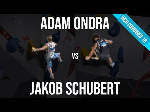 Adam Ondra vs Jakob Schubert | Climbing World Championships Innsbruck 2018 | Combined