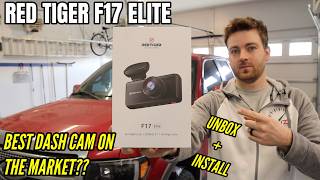 RED TIGER elite 17 smart dash cam unboxing and showcase - Full install and review - 2012 F-150