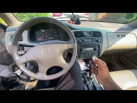 98-02 Honda Accord “New Key fob” programming and setup *VERY EASY*