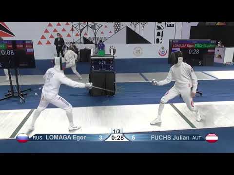 Cairo Worlds 2021 JME - L32 - Lomaga RUS v Fuchs AUT