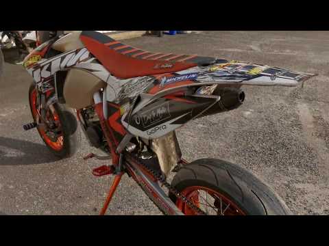 Ktm 150 sx kuminpolttoa ja viivat 125 cr hussen kanssa