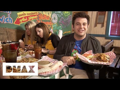 Adam Dares To Try Out The Burger From Hell! | Man V Food