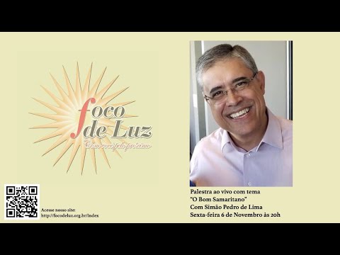 Palestra ao vivo "O Bom Samaritano" com Simão Pedro de Lima