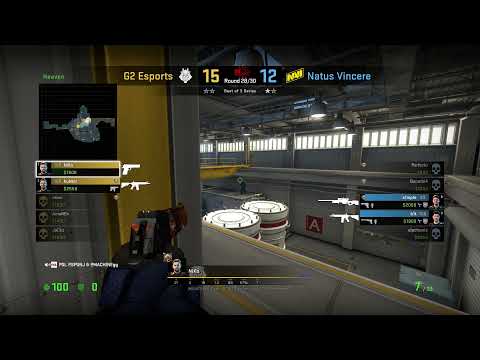 Slow motion Niko deagle miss on S1mple in PGL Major Final Nuke