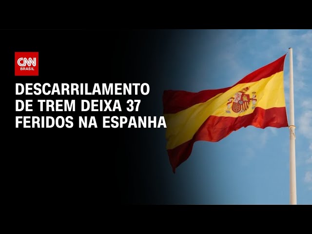Trem descarrila na Espanha e deixa um morto e 37 feridos | CNN NOVO DIA