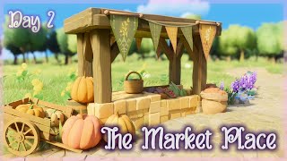 A Cozy Little Market Street in a Quiet Village | Tiny Glade Ambient Bu