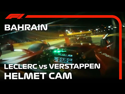 Helmet Cam! Charles Leclerc Battles Max Verstappen | 2022 Bahrain Grand Prix