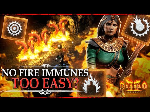 I MODDED Diablo 2 So You CAN BREAK FIRE IMMUNES !!!  Is it OP ??? Diablo 2 Resurrected