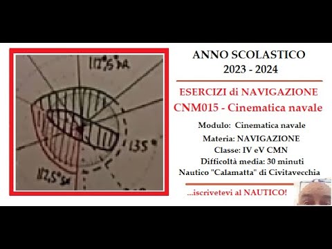 CNM015 - Cinematica - Calcolo pericolosità del bersaglio - ANALISI SETTORI FANALI (per le COLREGS72)