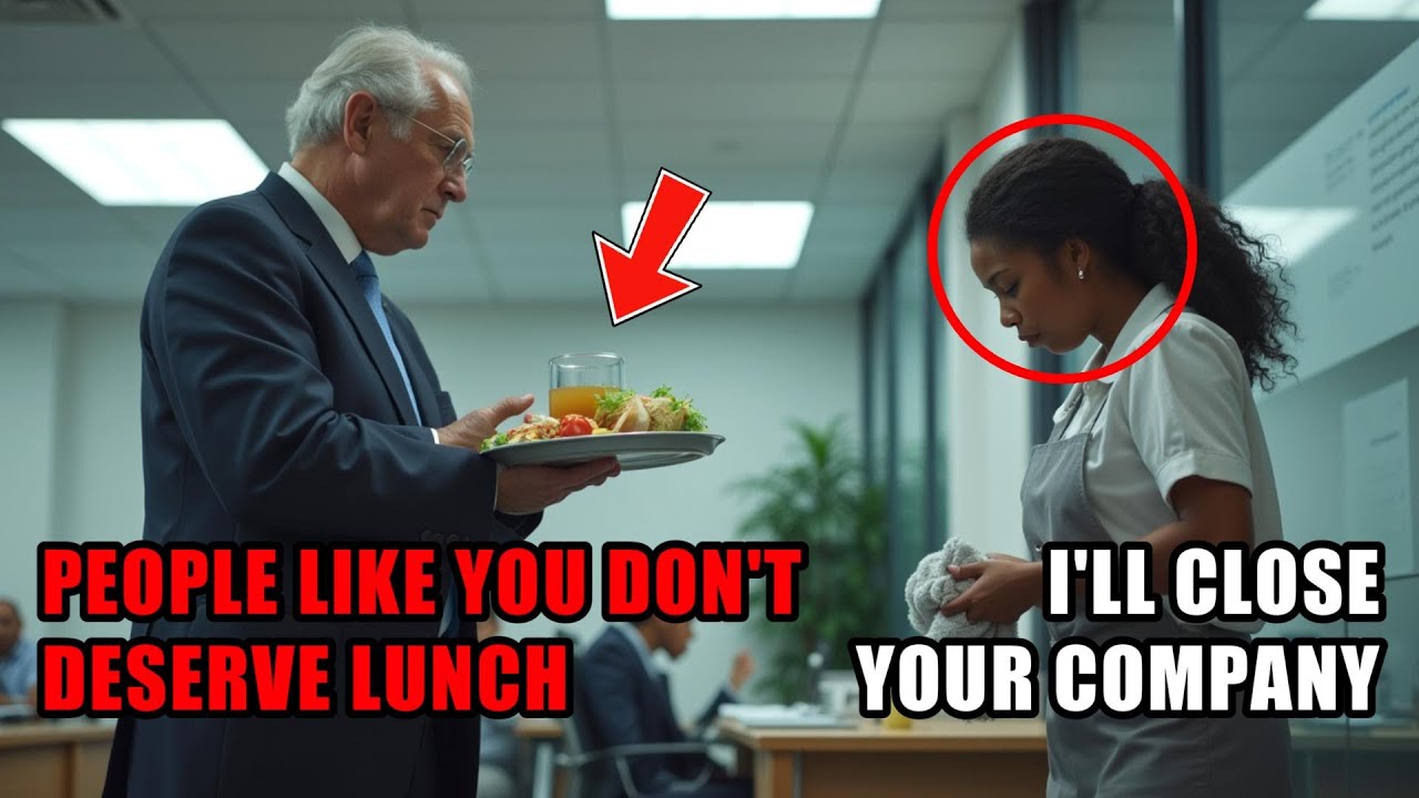 The Manager Denied The Janitor Lunch, Unaware She Was An Inspector Who Shut Down His Department