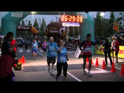 Llegada 5km Cursa Nocturna SPORT Ciutat de l’Hospitalet