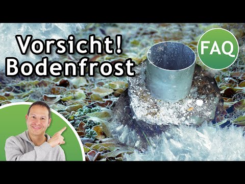 Ein Fundament für Sonnensegel betonieren? - Vorsicht Frosthub! | FAQ ☀️ Pina