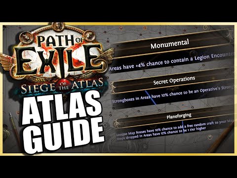 Path of Exile Siege of the Atlas 3.17 Atlas Guide - What's Changed?? [PoE]