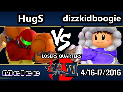 FPVI - HugS (Samus) Vs. dizzkidboogie (Ice Climbers) SSBM Losers Quarters - Smash Melee