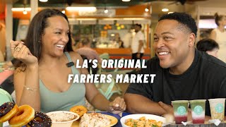 Trying 8 Different Food Vendors at the Original Farmers Market in Los 