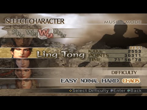 Dynasty Warriors 5 Ling Tong Musou Chaos Mode