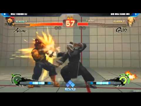 SSF4 AE EVO 2013 GRAND FINAL MCD Tokido (AKUMA) vs DM MCZ Xian (GEN)