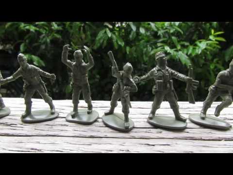 1/76 Matchbox WWII British Commandos plastic soldiers