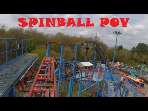 Spinball Whizzer DIZZYING!! on-ride coaster POV Alton Towers