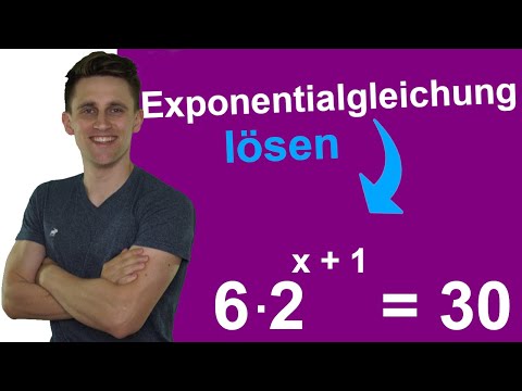 Exponentialgleichungen lösen - 3 Aufgaben mit Lösung und Erklärung zum üben
