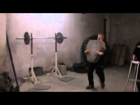 Vegard Thomassen Husafelt Stone 155kg x 100m