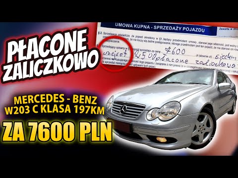 DWA MU SĄ ZBĘDNE - MERCEDES W203 kompresor 197 KM za 7600 PLN z OLX - OSZUSTWO - ZALICZKA NA AUTO
