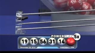 Powerball lottery Dec 20, 2014 drawing video