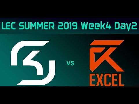 SK Gaming vs ExceL Esports | LEC Summer 2019 W4D2 | FULL GAME