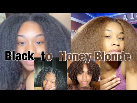 Dying My Natural Hair Honey Blonde WITHOUT BLEACH |...