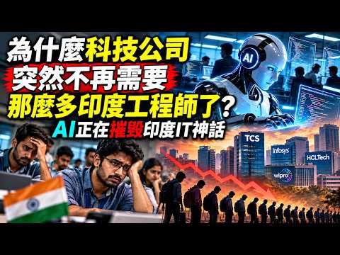 為什麼科技公司突然不再需要那麼多印度工程師了？AI正在摧毀印度IT神話。|世界風向標 #世界之最 #出類拔萃 #腦洞大開 #top10 #美國 #就業規則