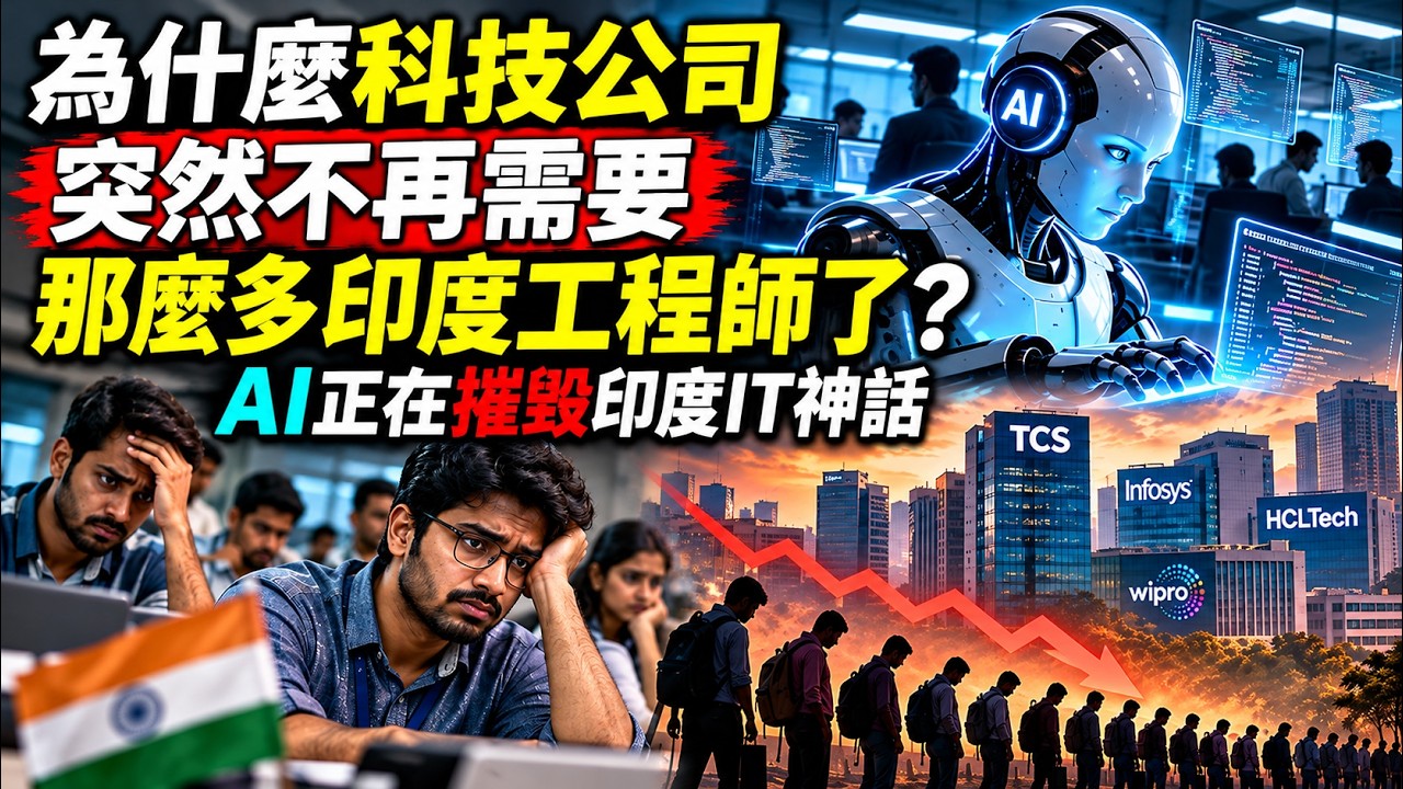 為什麼科技公司突然不再需要那麼多印度工程師了？AI正在摧毀印度IT神話。|世界風向標 #世界之最 #出類拔萃 #腦洞大開 #top10 #美國 #就業規則