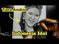 Menggambar Wajah Tiara Andini Indonesia Idol