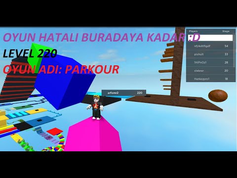 ZORLU PARKUR - HİÇ BİTMİYOR - ROBLOX - PARKOUR