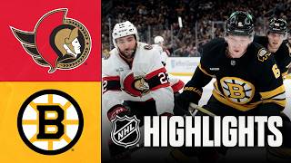 Boston Bruins vs Ottawa Senators